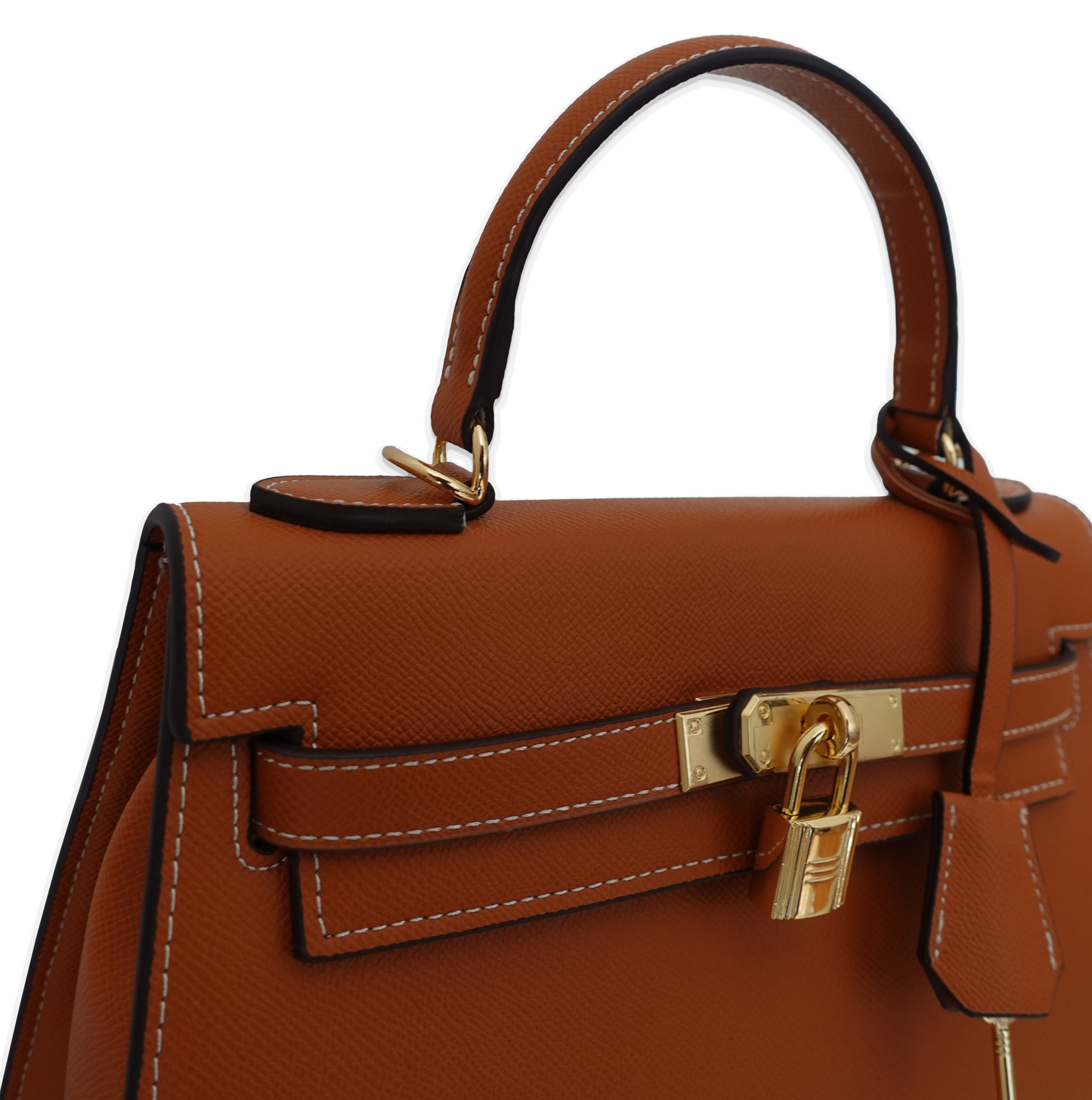 Sofia | Luxury Vegan Leather Handbag | Tan