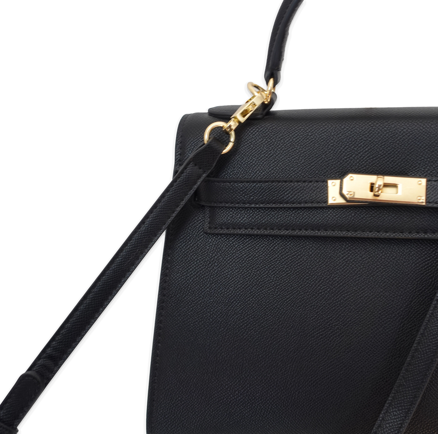 Sofia | Luxury Vegan Leather Handbag | Charcoal