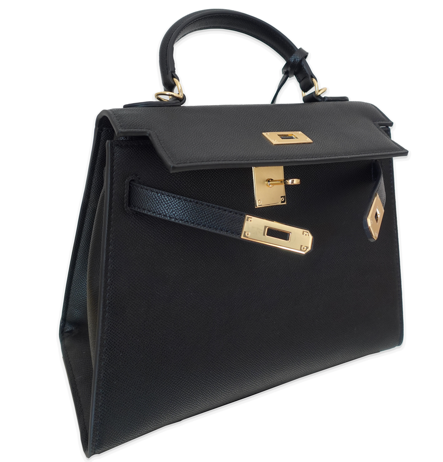 Sofia | Luxury Vegan Leather Handbag | Charcoal